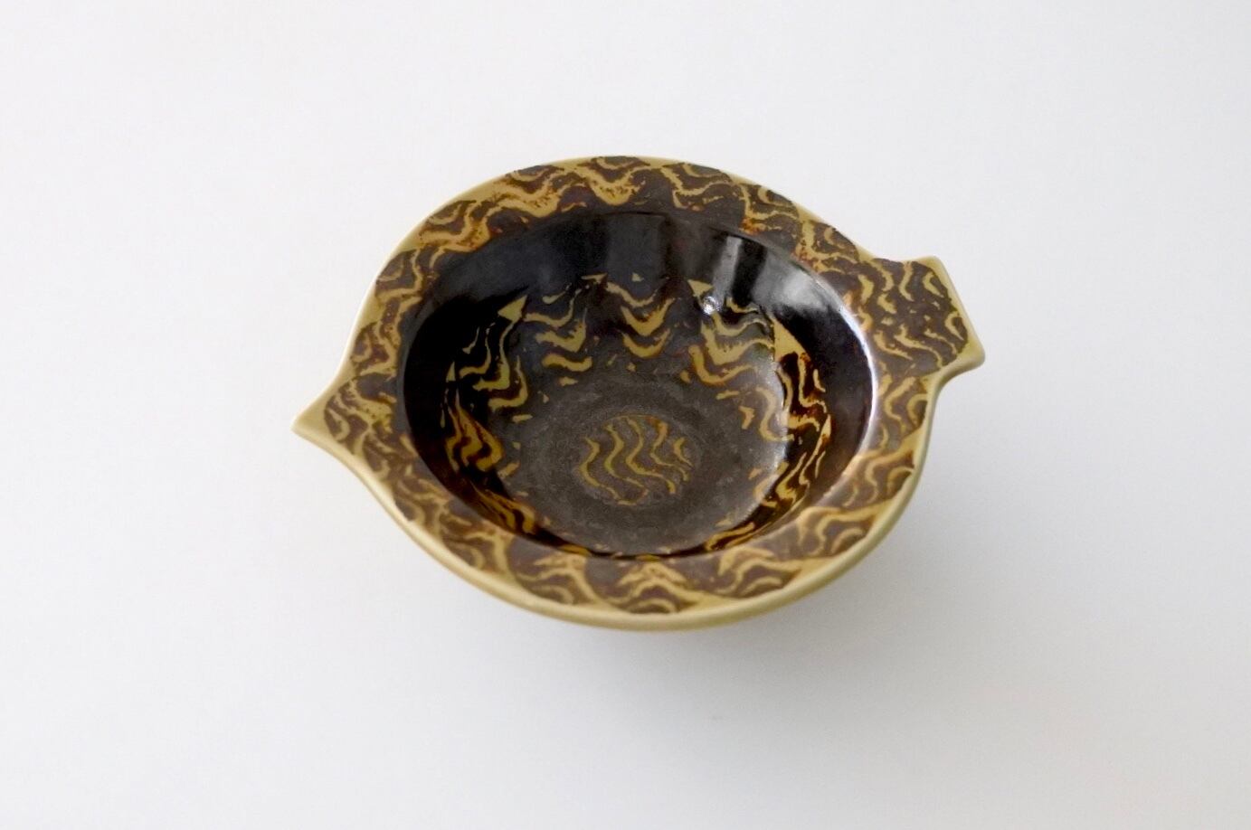 vintage ARABIA NUUTAJÄRVI sargasso N559 clear vase / ヴィンテージ