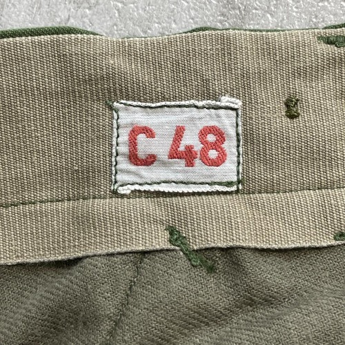 60-80s スウェーデン軍 実物 M-59 フィールドパンツ C48 w29 詳細写真2