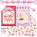 ラッピングペーパー523.bunny bunny diner