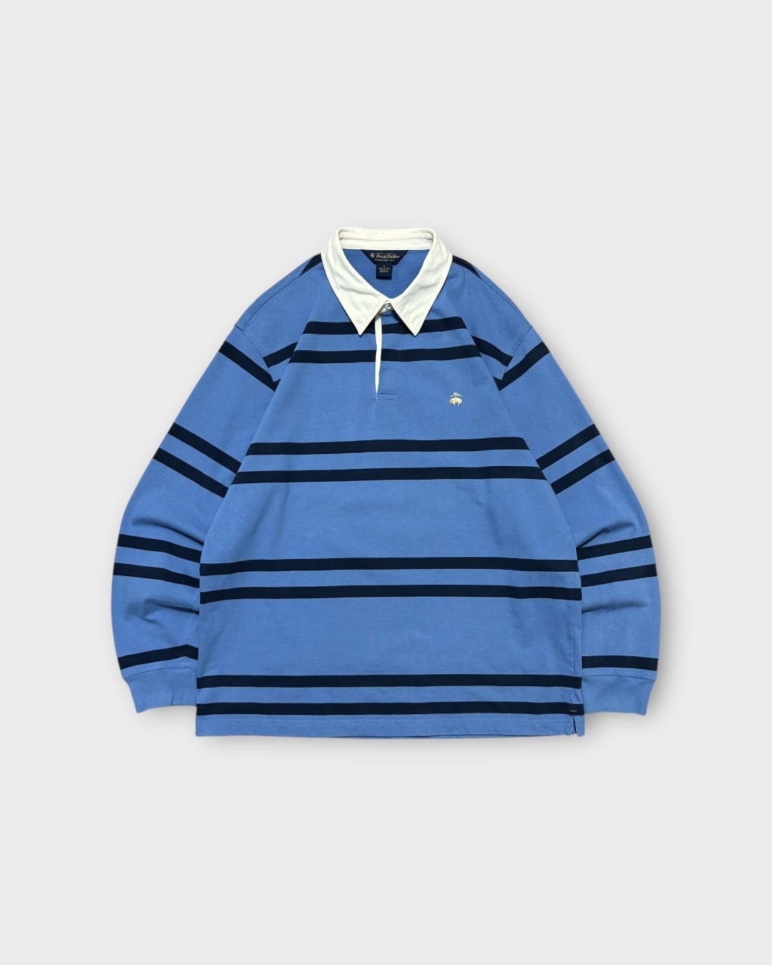 【Used】“Brooks Brothers” Border Rugby Shirt