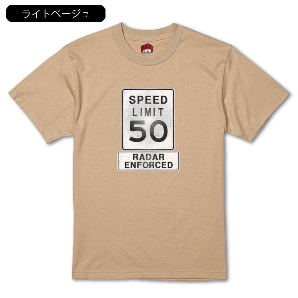 SPEED LIMIT】 制限速度50マイルTシャツ 道路標識シリーズ | Jumble Base
