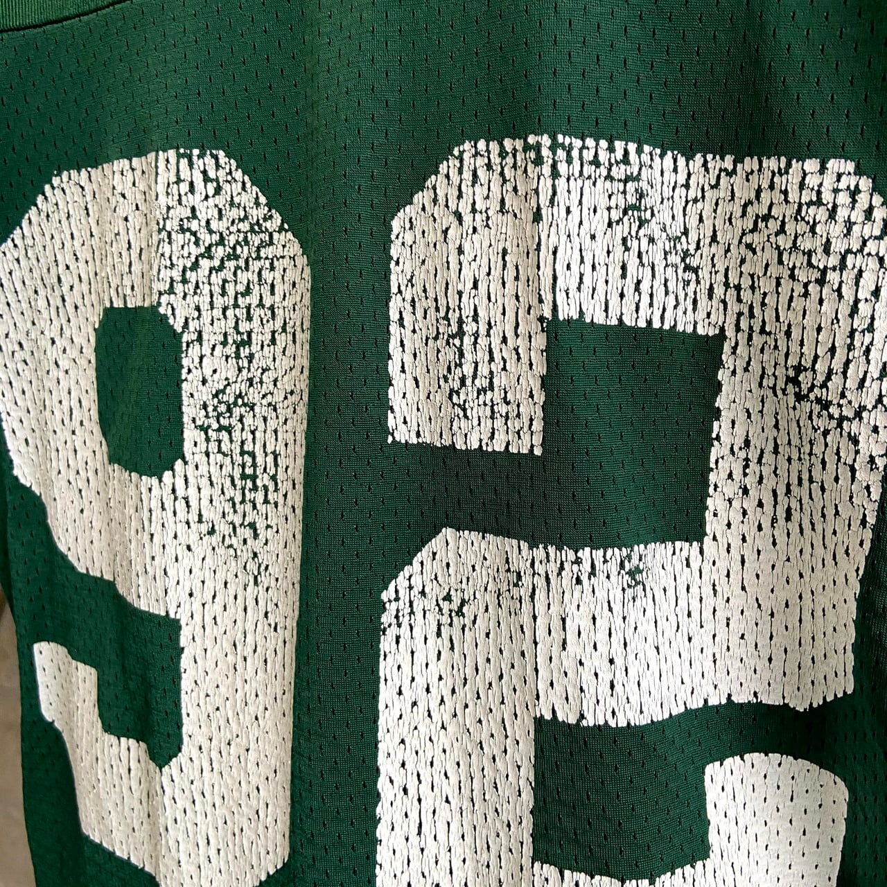 Champion - 90s★チャンピオン×NFL Jets/ジェッツ★アメフトゲームシャツ★緑★SM NFL New York Jets ゲームシャツ – 古着屋Top of the Hillの