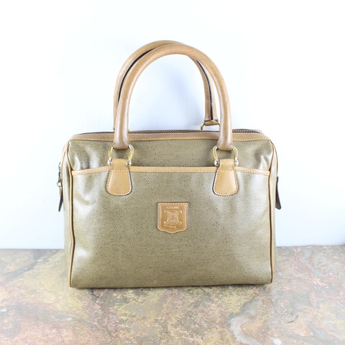 .OLD CELINE MACADAM LOGO HAND BAG MADE IN ITALY/オールドセリーヌマカダムロゴハンドバッグ 2000000047553