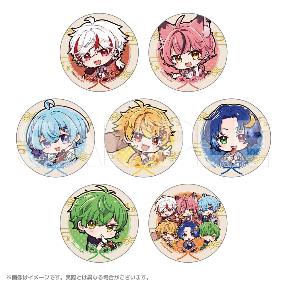 ピースアパート 缶バッジ 新生ピスパ缶 2025年謹賀新年 ランダム缶バッジ | Piece Palette ピスパレ