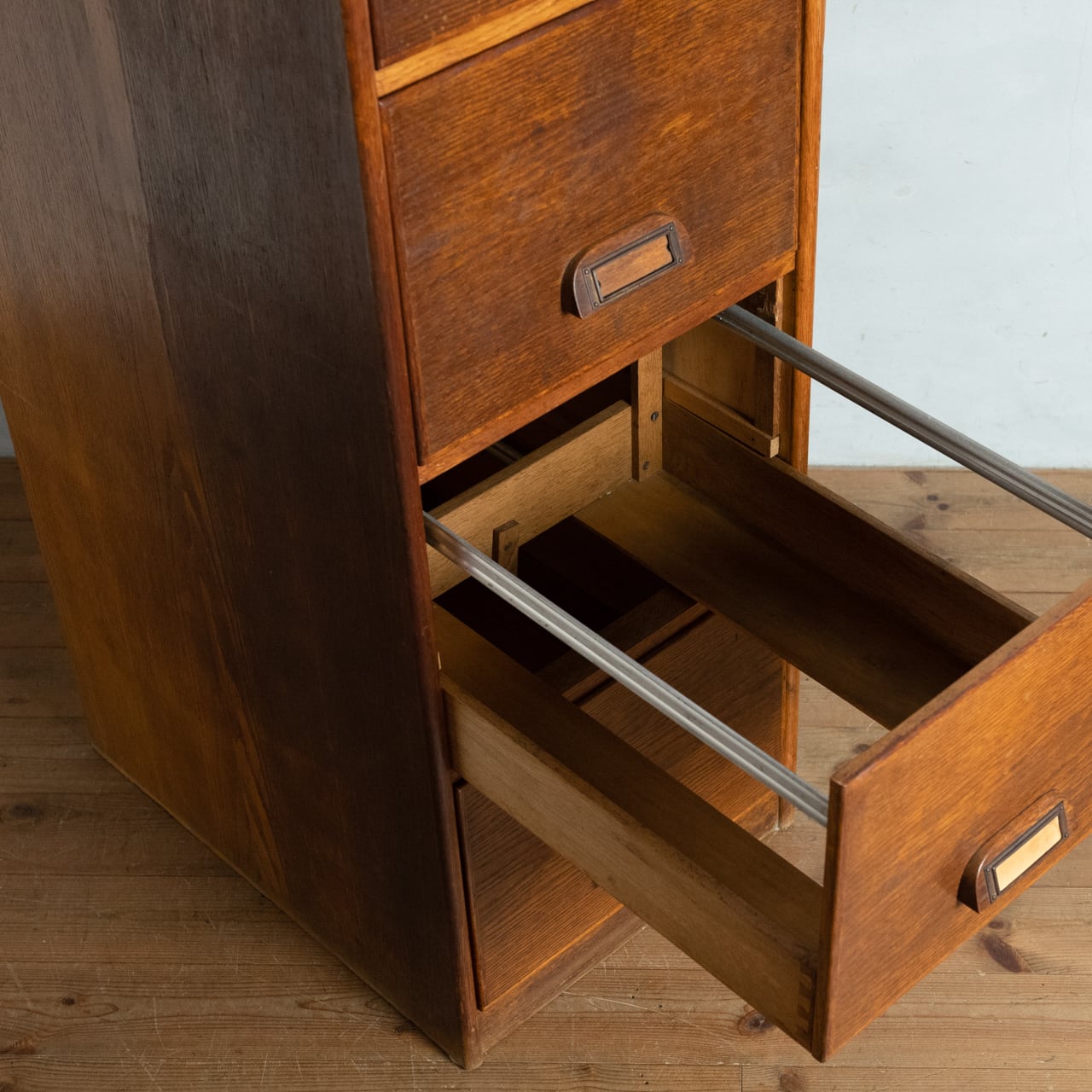 ビンテージ シャッターファイルキャビネット 本棚 File Cabinet / ファイルキャビネット 〈収納・棚・店舗什器