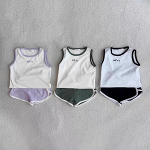 【BABY】韓国風　ノースリーブセットアップ