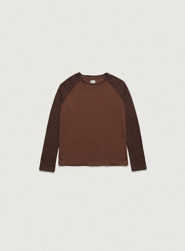 2月末発送 [The Barnnet] Raw Raglan T-Shirt_Brown 正規品 韓国ブランド 韓国通販 韓国代行 韓国ファッション ザ バーネット ザバーネット 日本 店舗