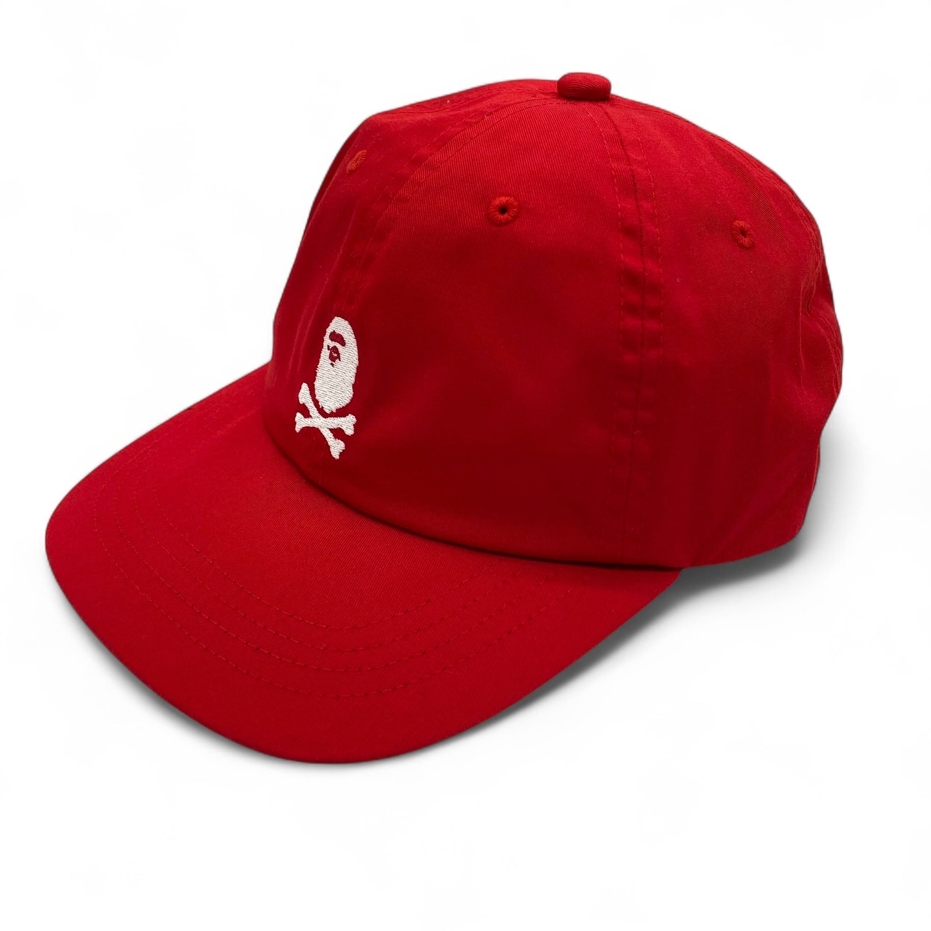 A Bathing ape Bape 5 Panel Cap Red