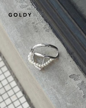 GOLDY/ゴールディ/パール コイル メタル ヘアカフ/アクセサリー/6240205【追跡可能メール便180円】