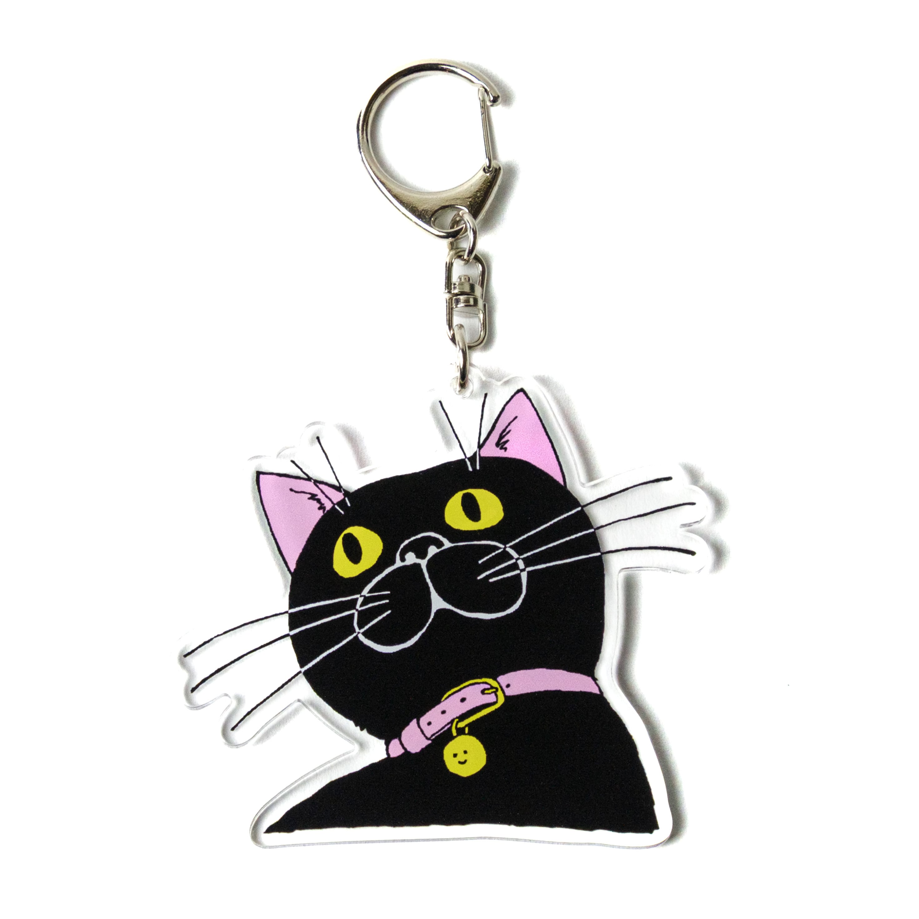 ネコ・ジェラシー アクリルキーホルダー くろねこ | kutaniseal