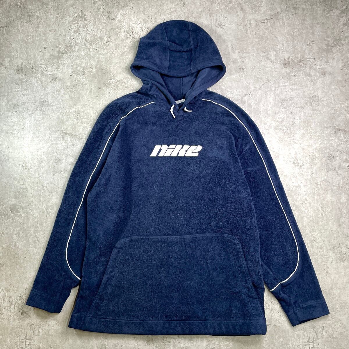 Y2K 00s Nike ナイキ　センターロゴ　プルオーバー　パーカー 00s NIKE センター スウォッシュ ロゴ 刺繍 プル