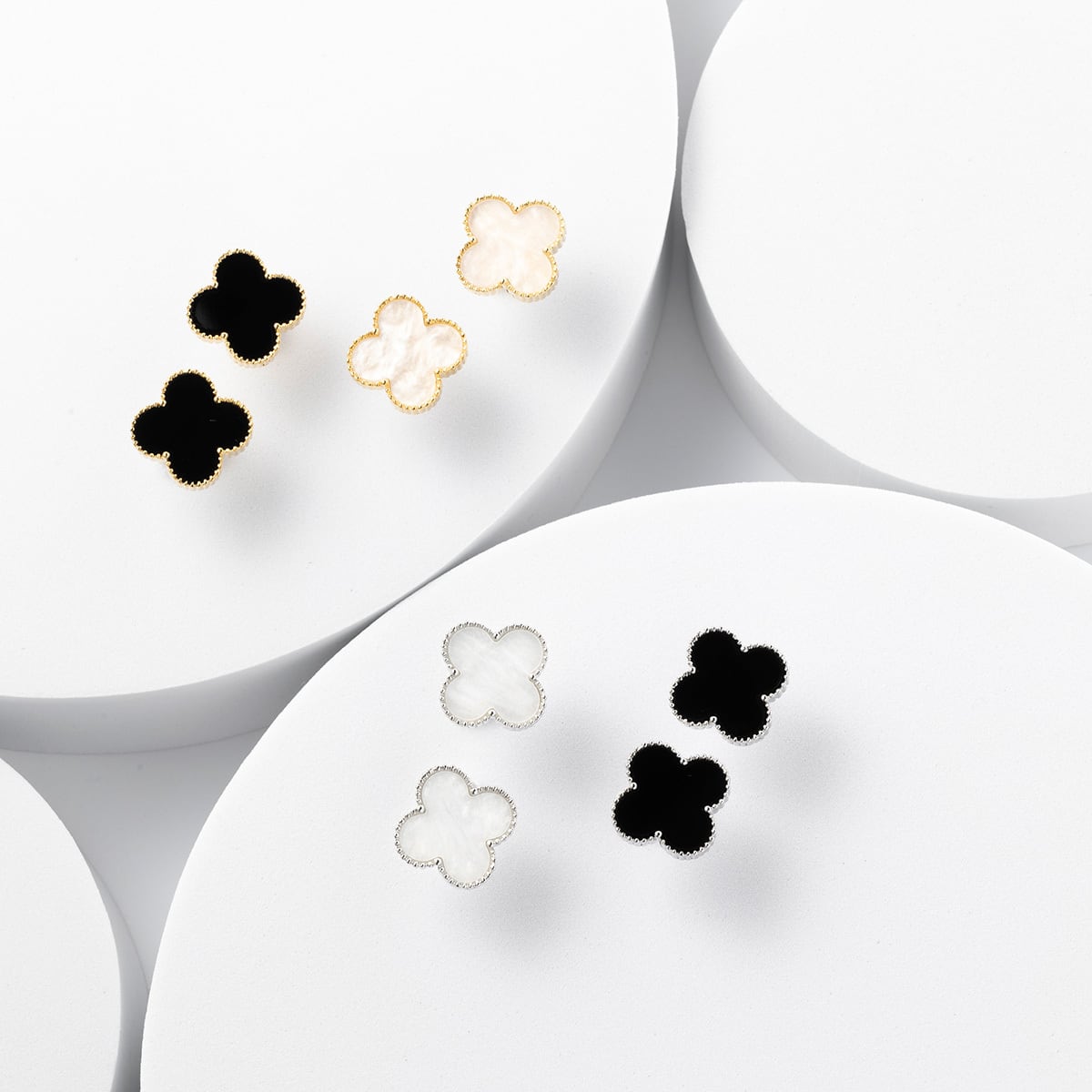 クローバー【18mm】ピアス / イヤリング | MIRROR