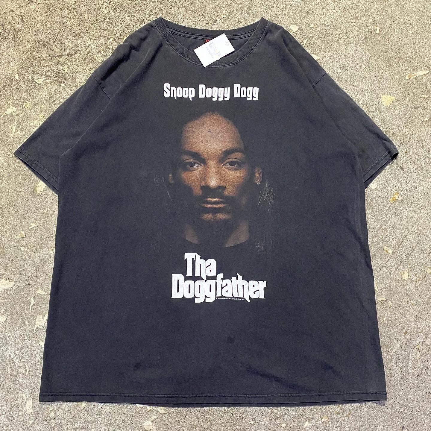 VINTAGE ヴィンテージ 90s Snoop Doggy Dogg Tha Doggfather スヌープドッグTシャツ ブラック