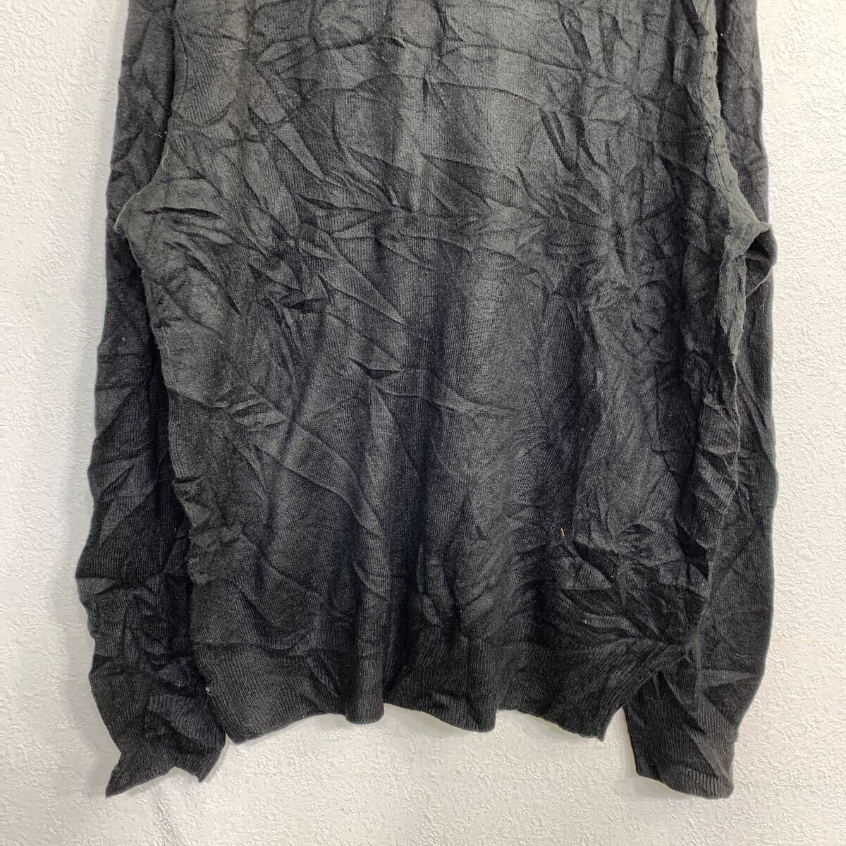 DOCKERS ニットセーター XLサイズ ドッカーズ アーガイル柄 ブラック