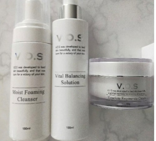 VOS ホームケア　お得な3点セット (TRクリーム 50g　VBソリューション 150ml モイストフォーミングクレンザー 150ml ) 各1点