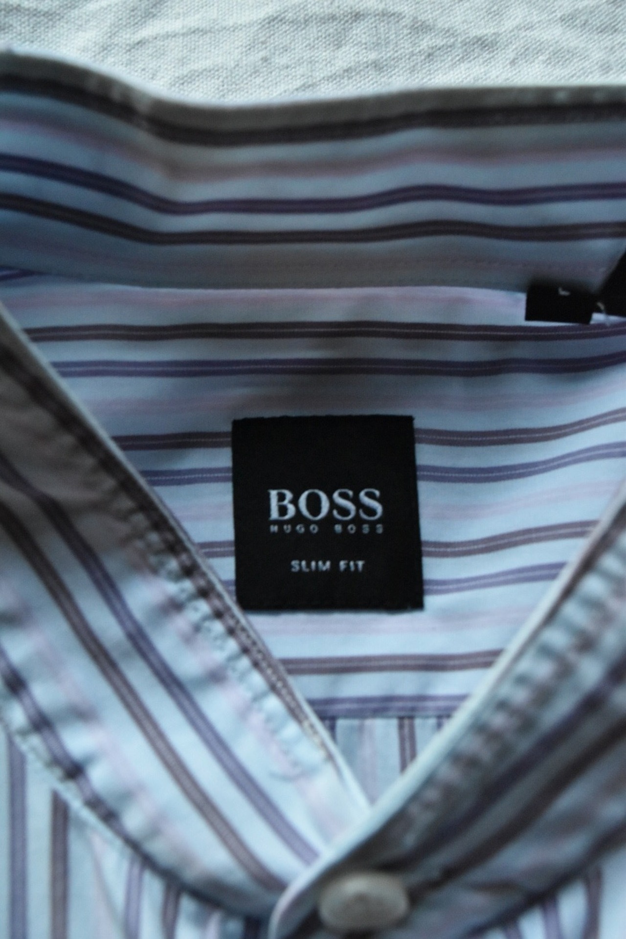 HUGO BOSS band collar shirt