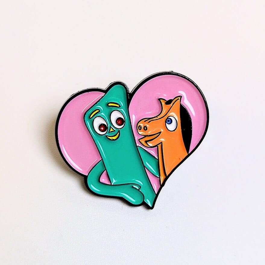 送料無料! ★ピンズ PINS★ピンバッジ 【 GUMBY(ガンビー)】 Gumby and Pokey ガンビーアンドポーキー 3P SET〚アメリカン雑貨 アメトイ〛