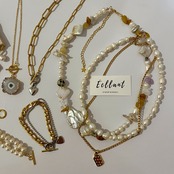 不揃いパール2連ネックレス［GSN030］