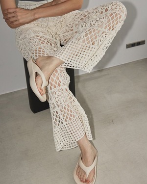 【SALE】【20%OFF】【送料無料】Crochet Lace Pants [TODAYFUL] /12310709