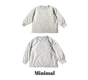 【取寄/韓国直送】MINIMALフラワーソフトTシャツ｜秋服｜韓国子供服｜26/AT