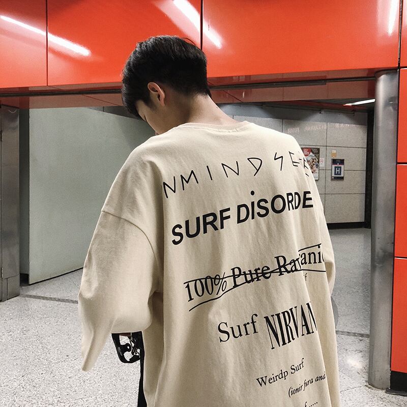 全3色 Tシャツ カットソー プリント カジュアル シンプル