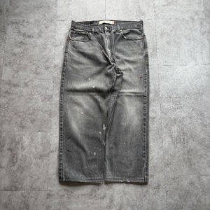 【W36 L30】00s usa levi's ブラック 550
