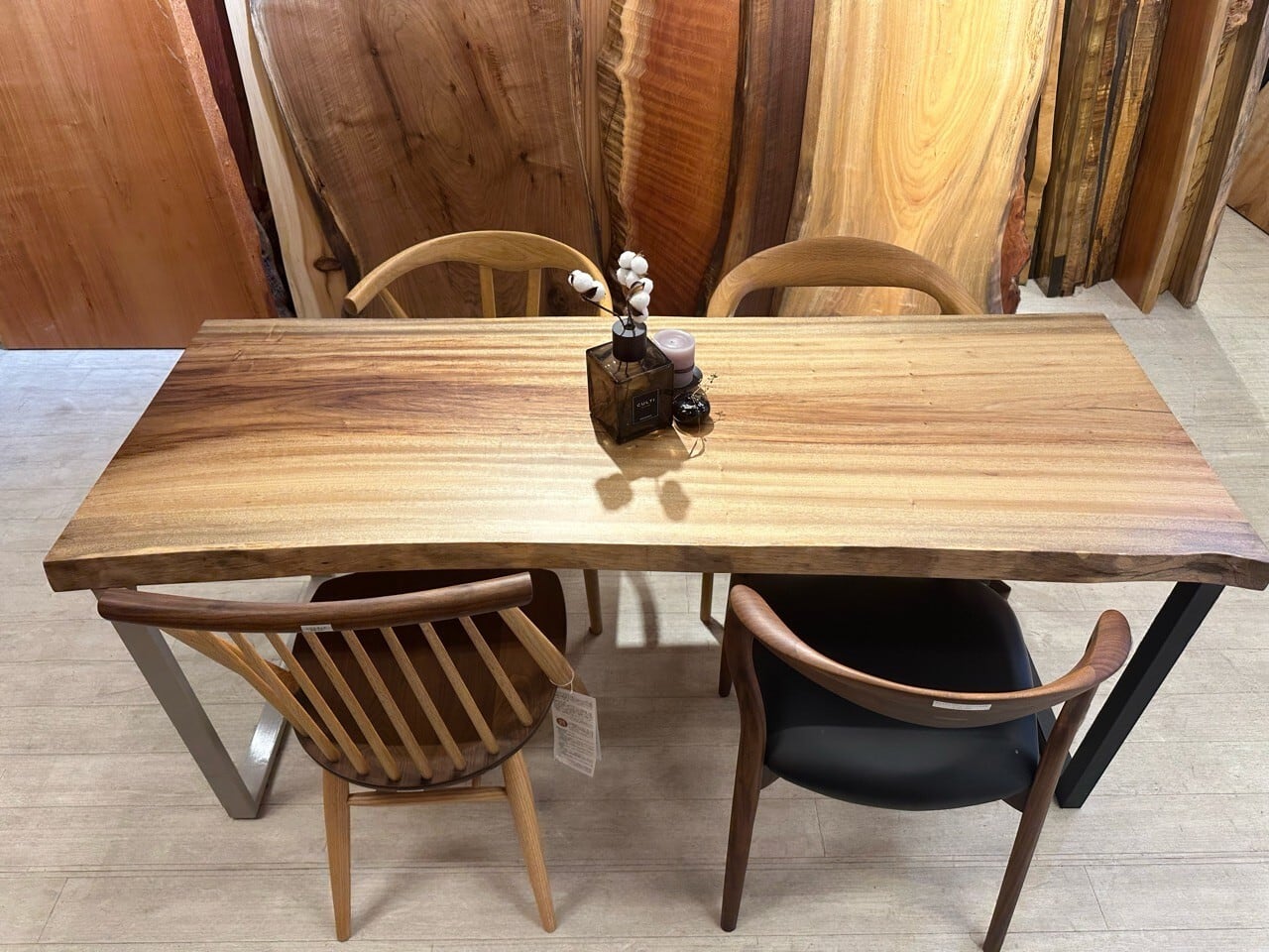 OUTLET】楠（クス）_1680×600−640×50_新宿店_テーブル天板/一枚板