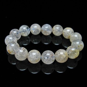 ホワイトガーデンファントムクォーツ ブレスレット 14mm [M便 1/10] 111-16629