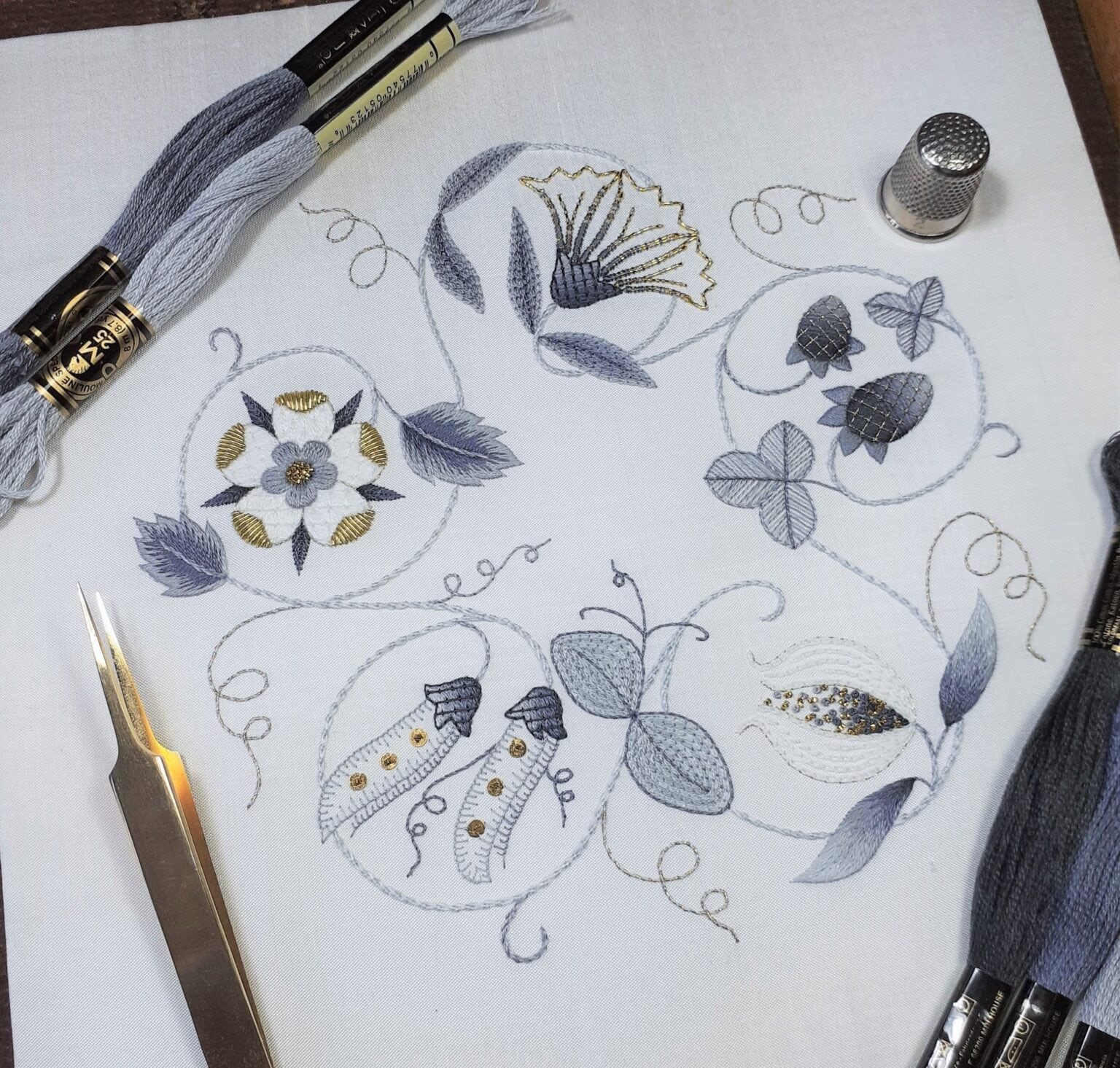 英国王立刺繍学校 / RSN Exclusive / English Garden by Jessica