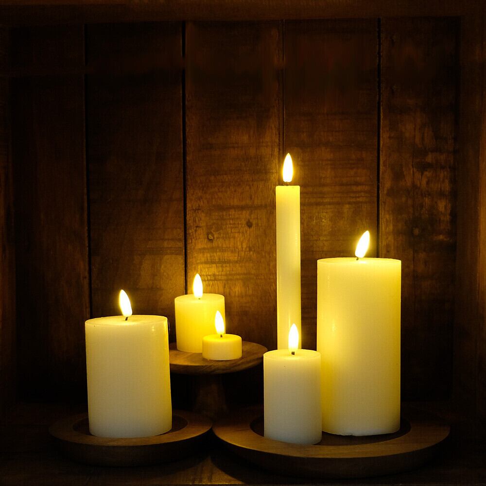 LED light pillar candle (Lsize)