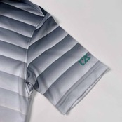 CUTTER & BUCK カッターアンドバック グラデーション ボーダー柄 半袖 ポロシャツ サイズ M /ゴルフ/スポーツ