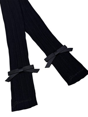 【25SS】GANNI ガニー / Light Viscose Rib Wrist Warmers