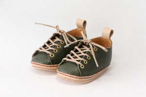 【受注生産】first shoes "HELLO" ( green )