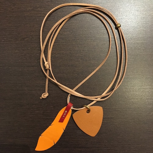 EFFECTEN/エフェクテン feather&pick necklace