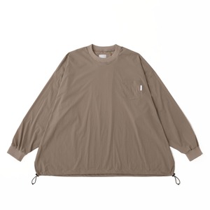 S.F.C BIG NYLON LS TEE (BEIGE)