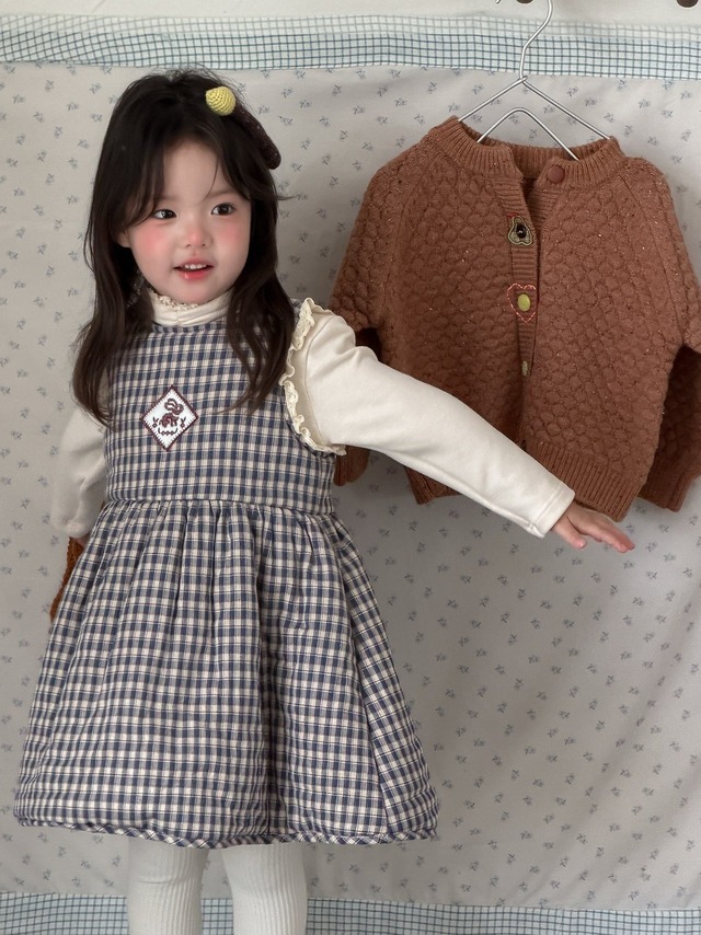 AIAI［取寄］madeleine check onepiece 26winter