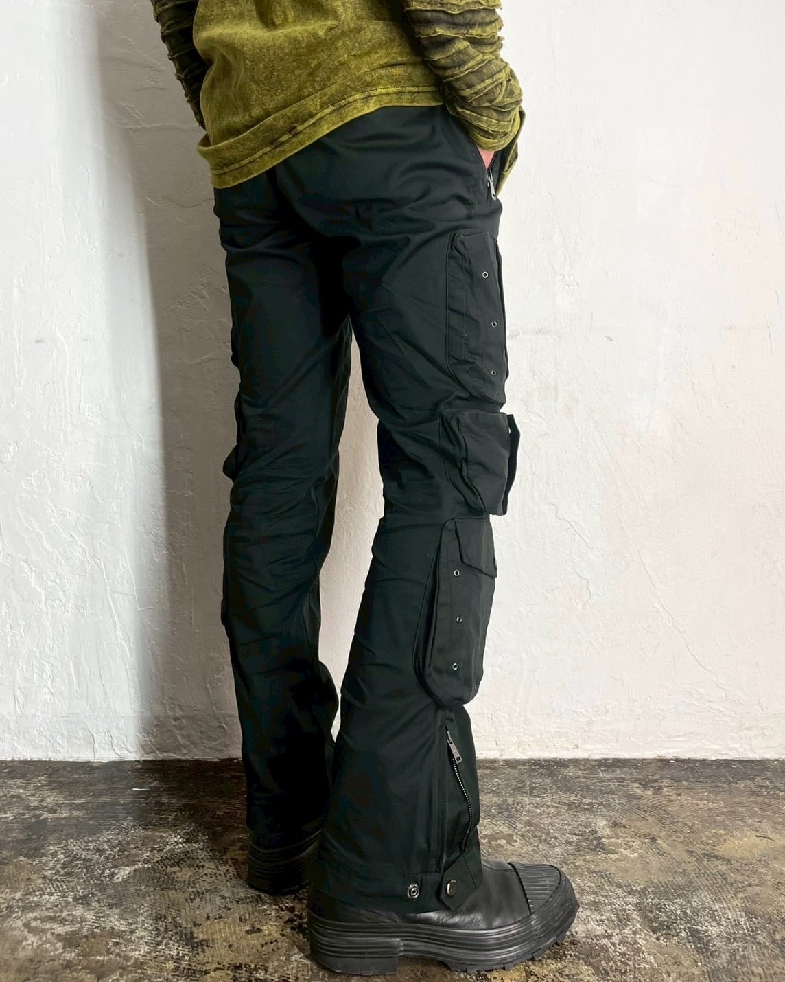 Ralph Lauren Purple Label ブラックカーゴパンツ nanamica / Ripstop Field Cargo Pants