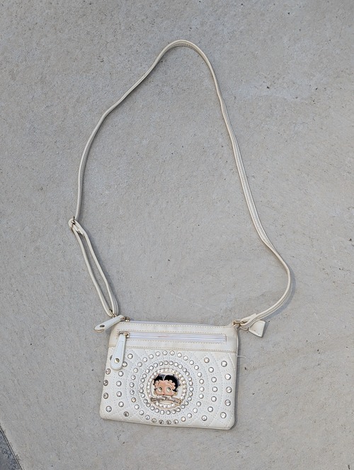 "BETTY BOOP" rhinestone shoulder bag