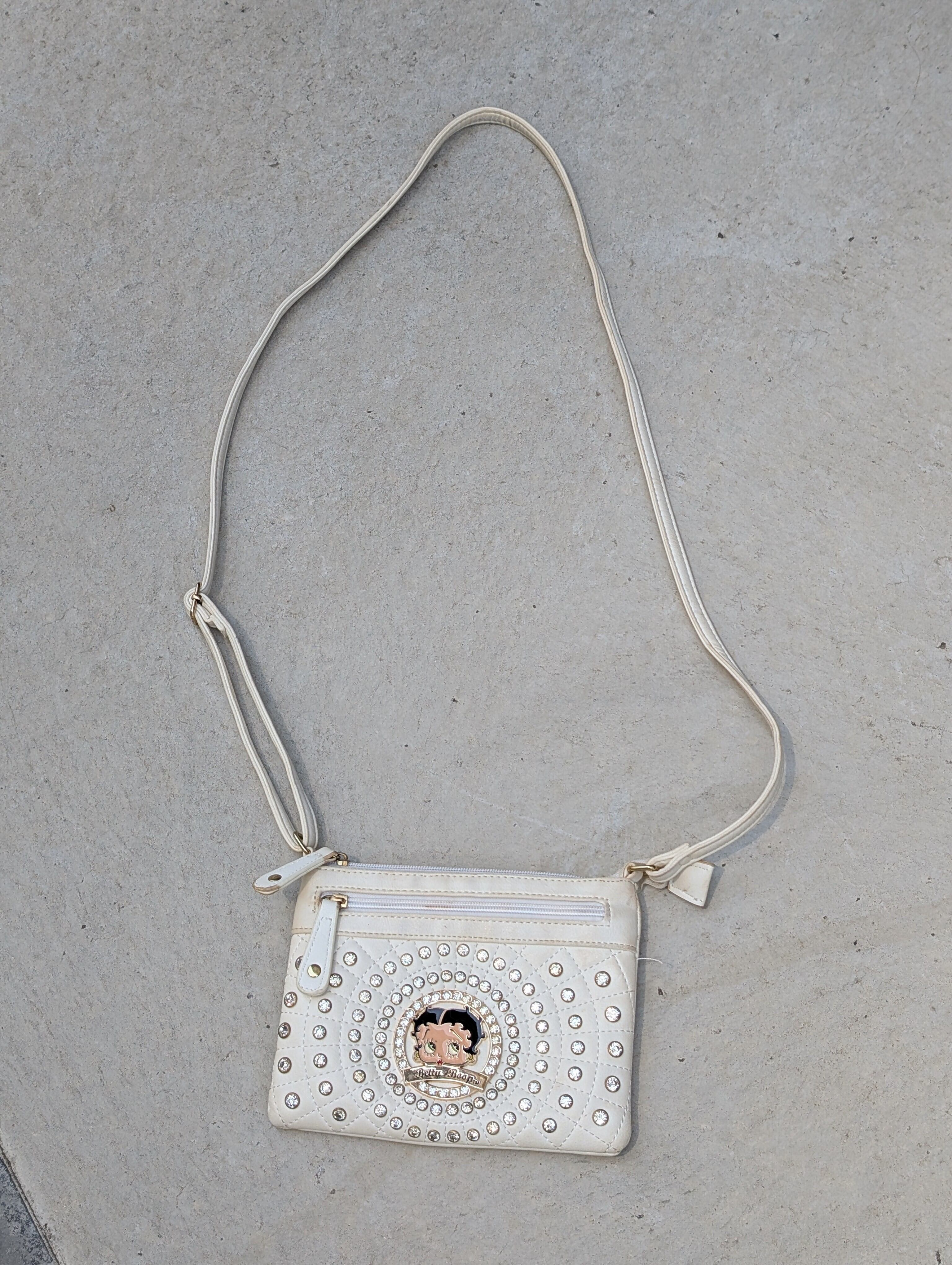 "BETTY BOOP" rhinestone shoulder bag