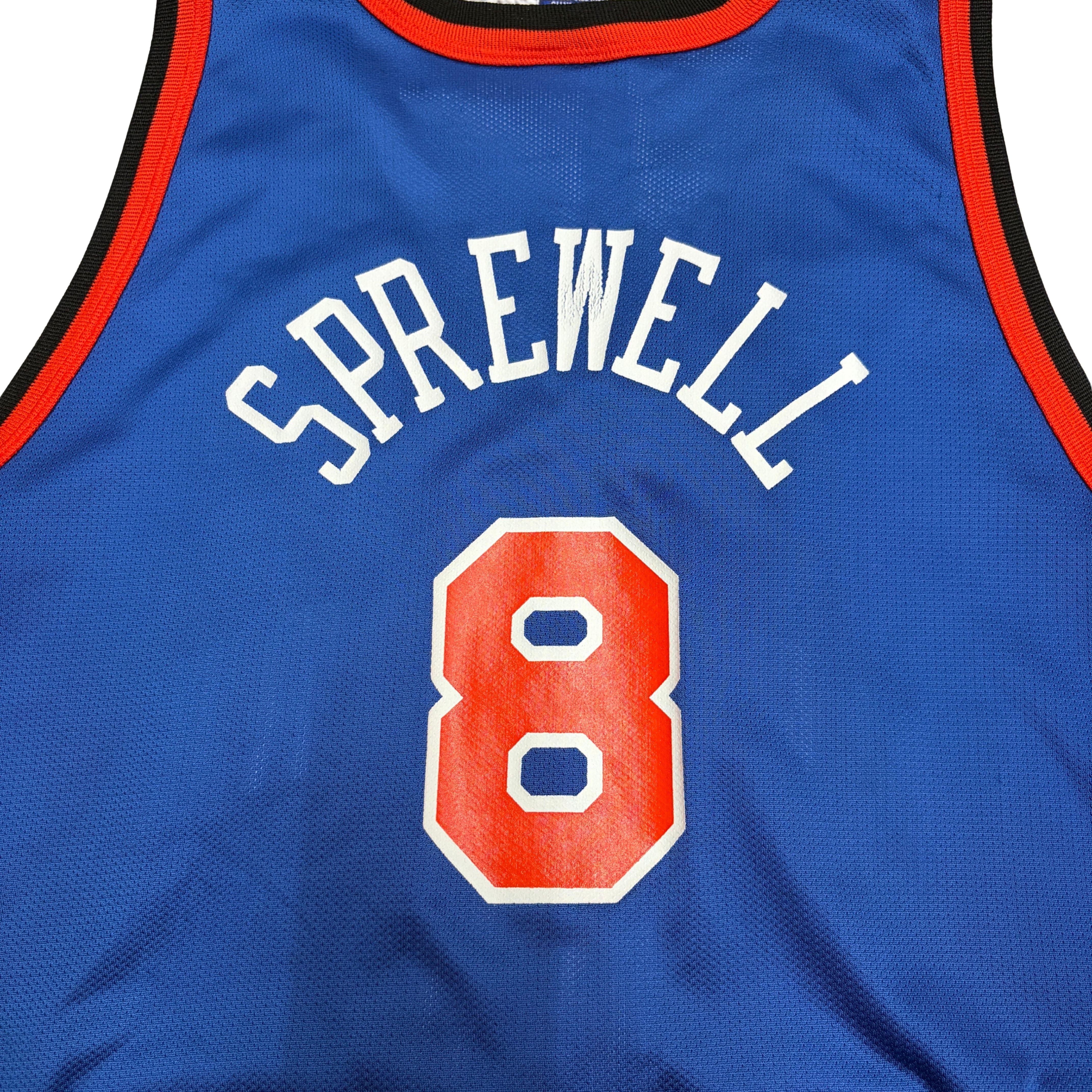 New York Knicks #8 Latrell Sprewell NBA Jersey | TOTAL -VINTAGE