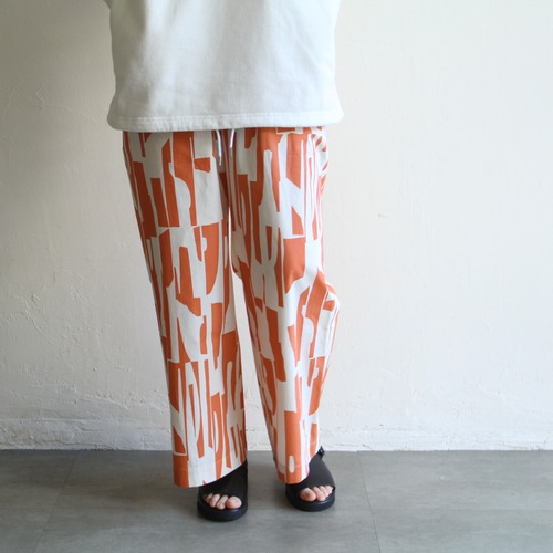 PHEENY【 womens 】print typewriter pajamas pants