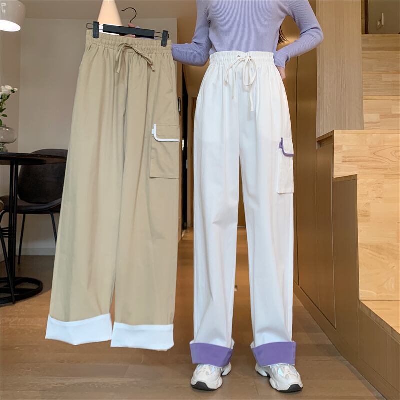 ウェストルーズロングパンツ レディースサマースタイルカジュアル 夏物 YY-ファッション70992080467