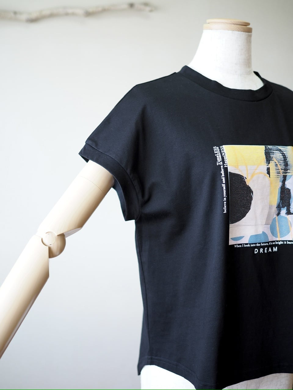 アートプリントTシャツ <ブラック> | SoaSoah