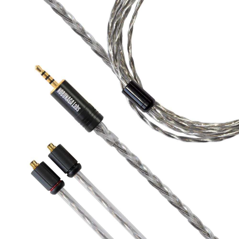 《SALE》【美品中古品】虎徹(こてつ)NOBUNAGA Labs HYBRID:2.5mm4極バランス対応 MMCXハイブリッドリケーブル