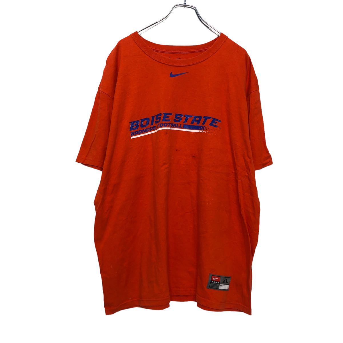 NIKE 半袖 プリント Tシャツ XL オレンジ ナイキ スポーツ