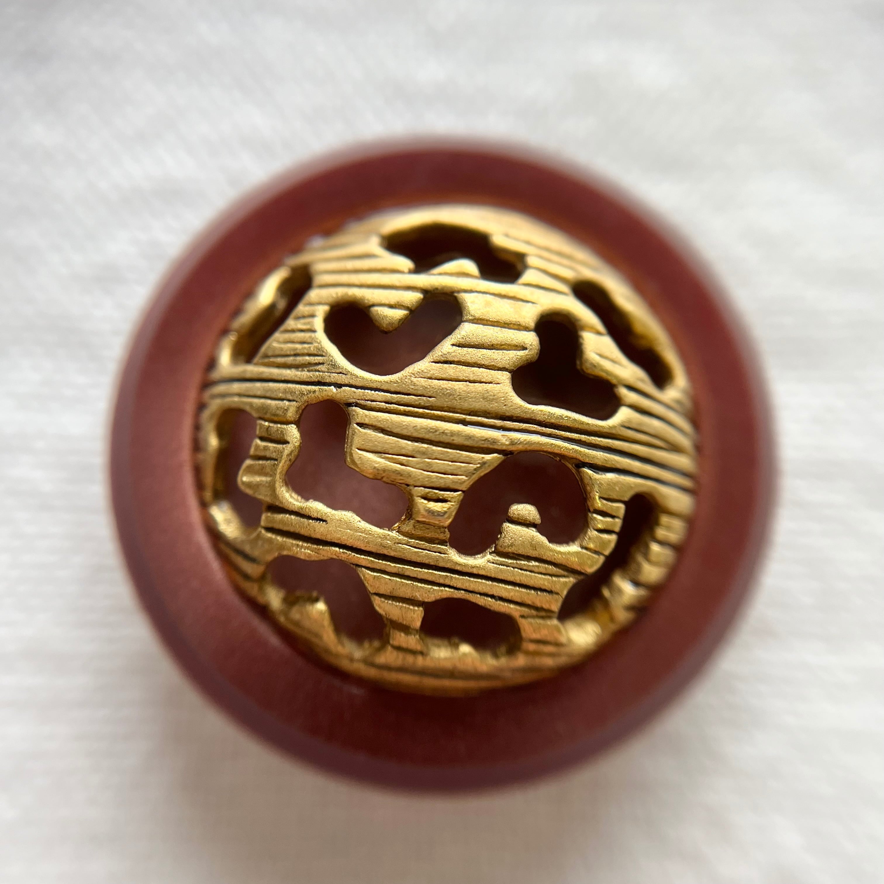 透かしマットゴールド×レンガ 30㎜