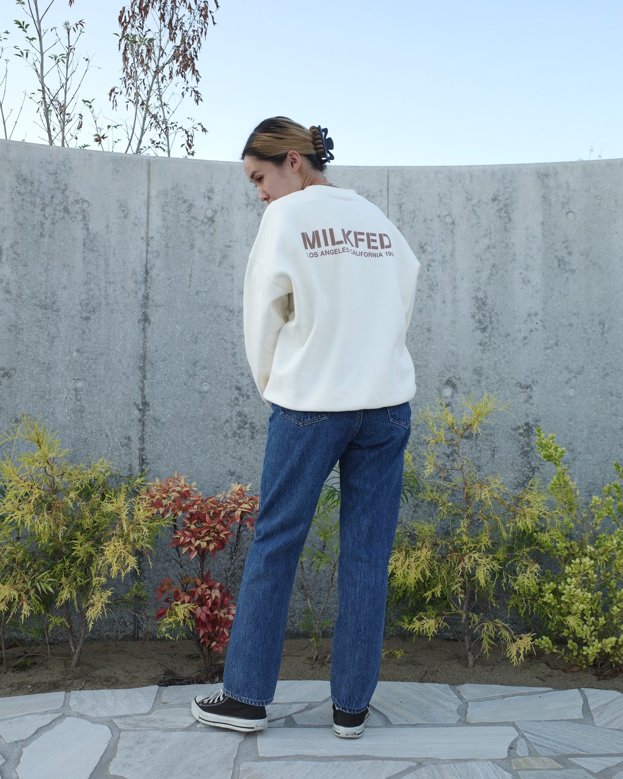 【MILKFED.】STENCIL SWEAT TOP 【ミルクフェド】