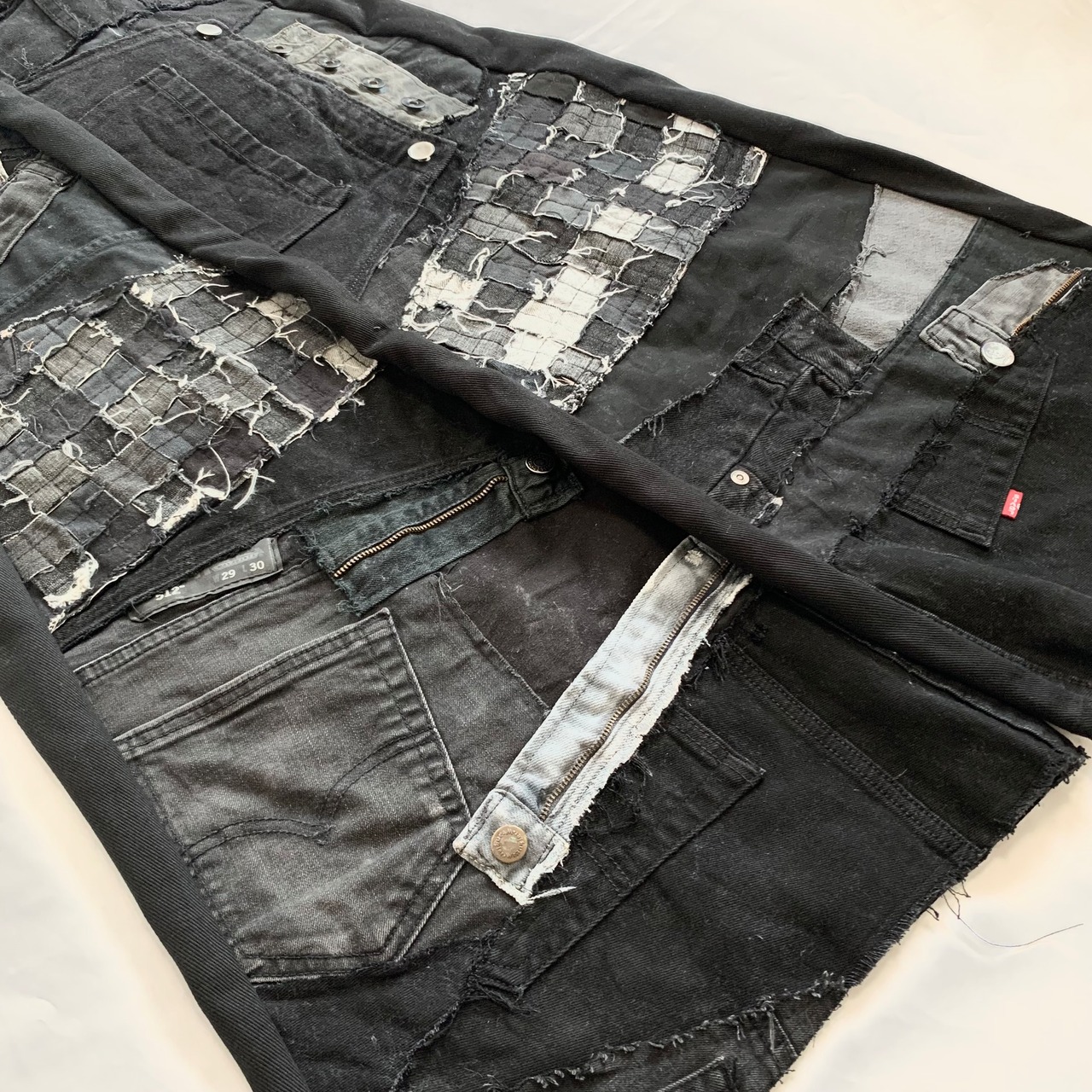 No.302【irregularly denim】再構築 リメイク フレアパンツ | 101NEWYORK