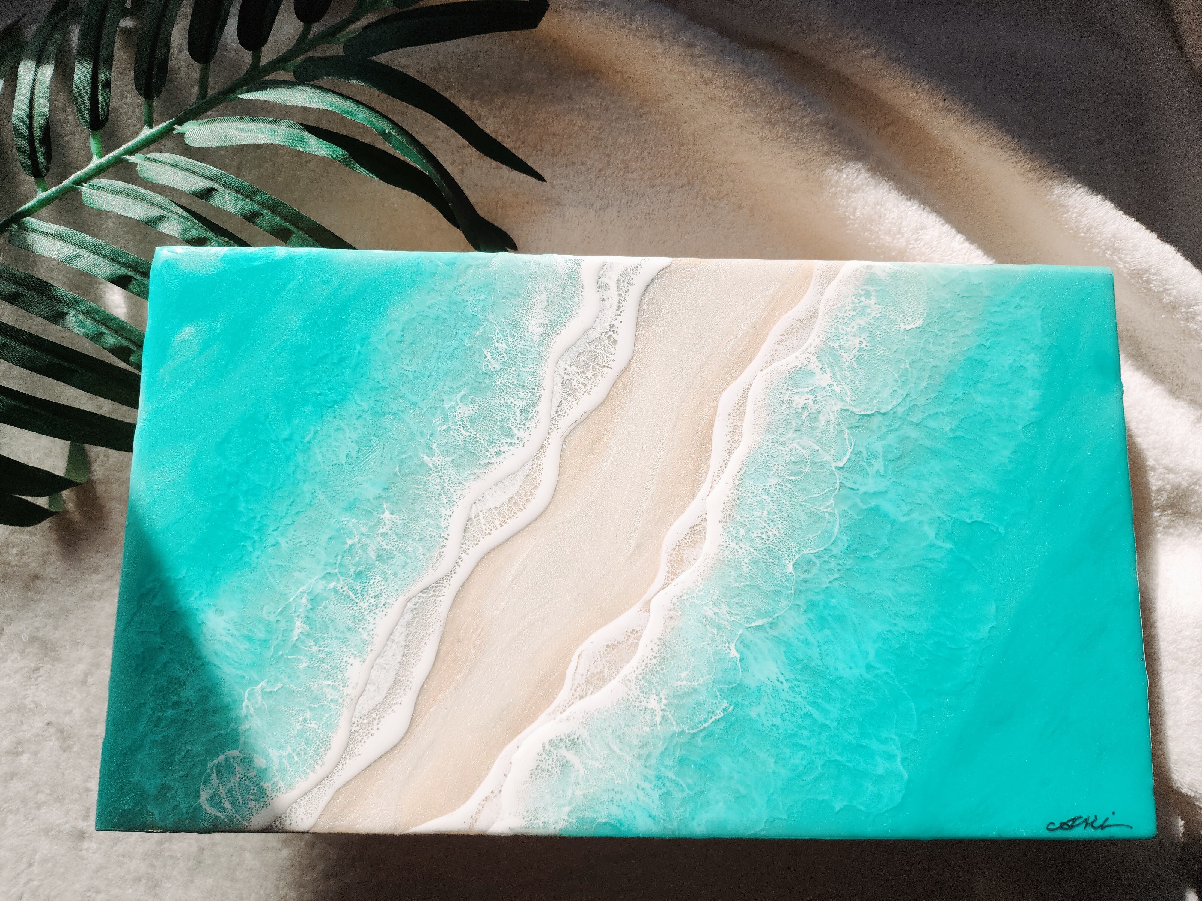 370.オーシャンレジンアート M4パネル