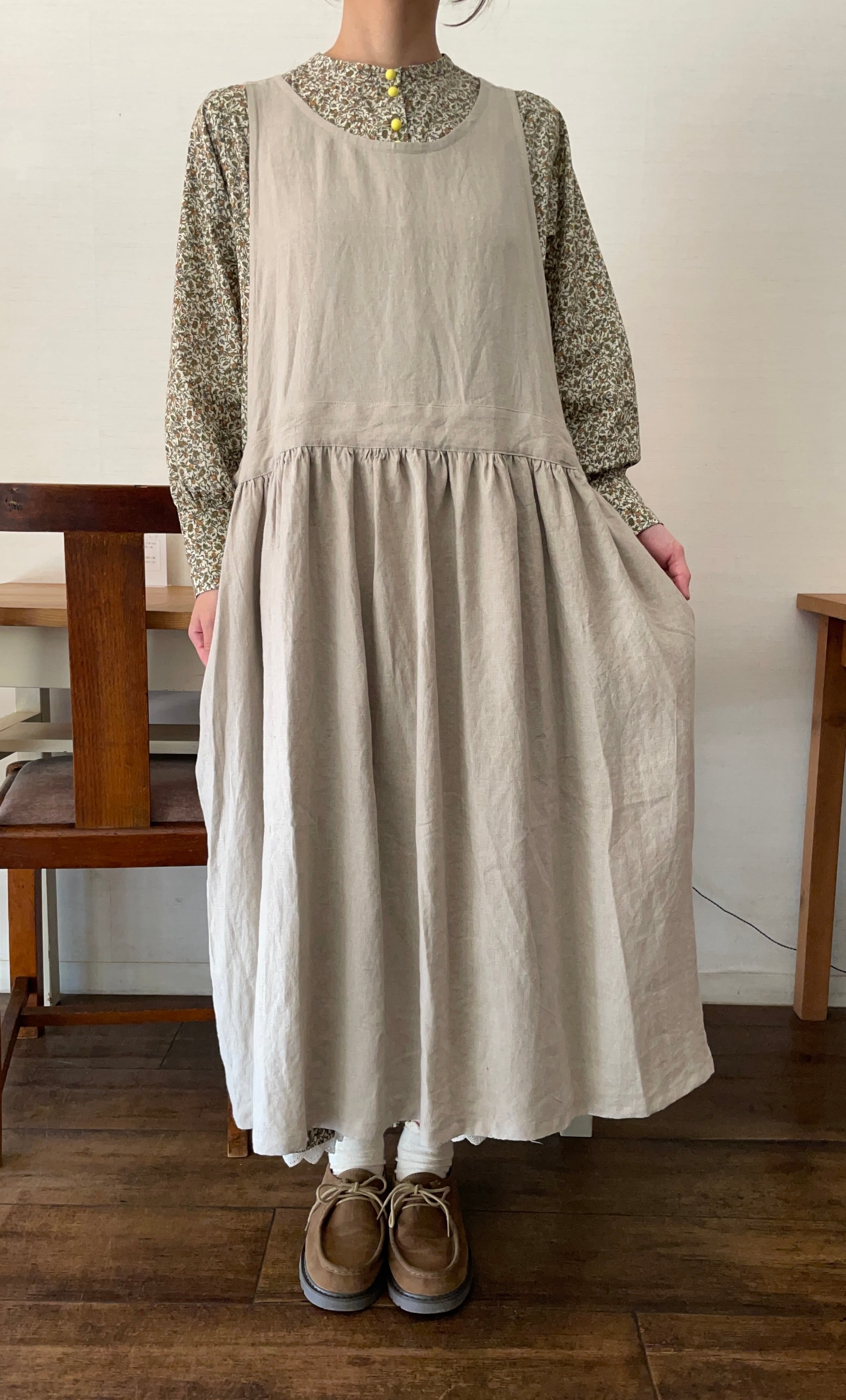 utaseisakusyo/生成クロスバックエプロン